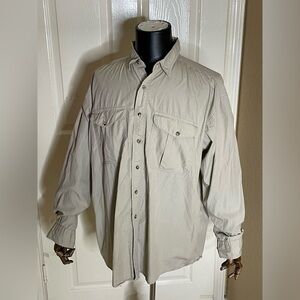 C.C. FILSON Co. Seattle Men’s Shirt 2XL Cotton Brown Button Up Long Sleeve‌‌‌‌‌‌